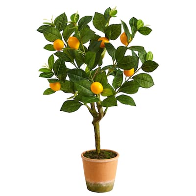 24" Lemon Artificial Tree - 6"