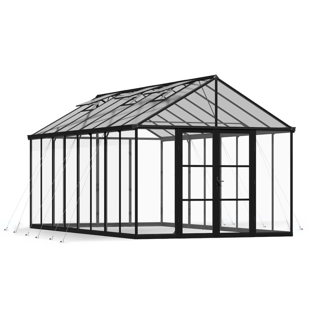 Canopia Aria 10 ft. Black / Clear Greenhouse Kit