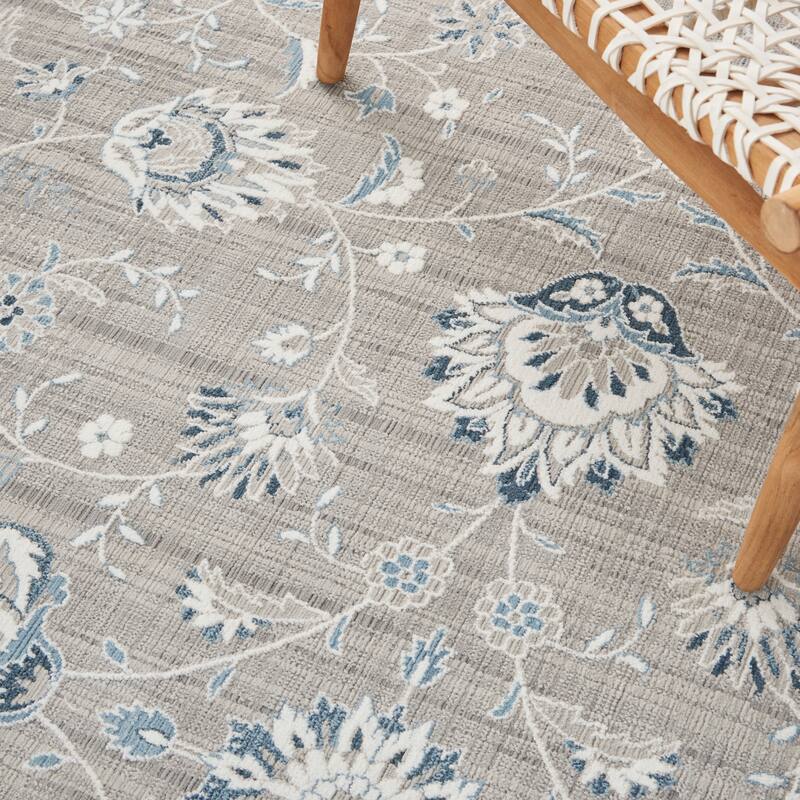 Nourison Lennox French Country Bordered Floral Area Rug