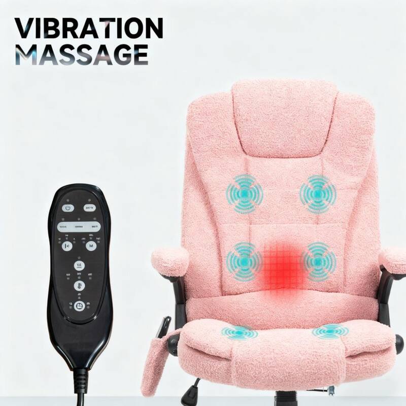 High Back Vibrating Massage Office Chair, Executive Office Chair with Heat, For Home and Office