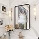 preview thumbnail 15 of 192, KIOTEE Modern Metal Frame Wall Mounted Bathroom Vanity Mirror with 5-year warranty