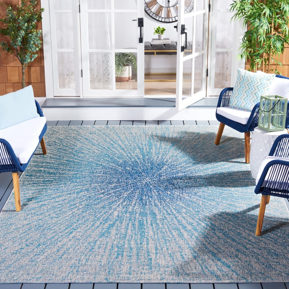 SAFAVIEH Courtyard Anatolija Casual Waterproof Patio Backyard Rug