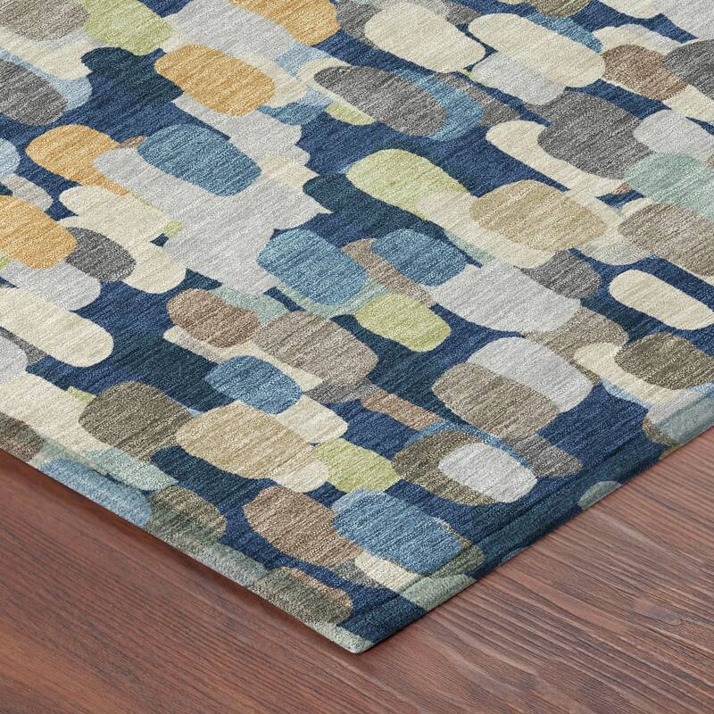 Machine Washable Indoor/ Outdoor Contemporary Drew Chantille Rug