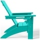 preview thumbnail 61 of 68, Shoreside Kids Outdoor Poly Adirondack Chair with Cup Holder (Set of 2)