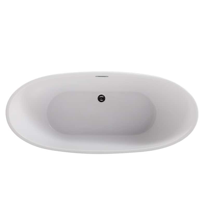 Irsa Soaking bathtub in glossy white