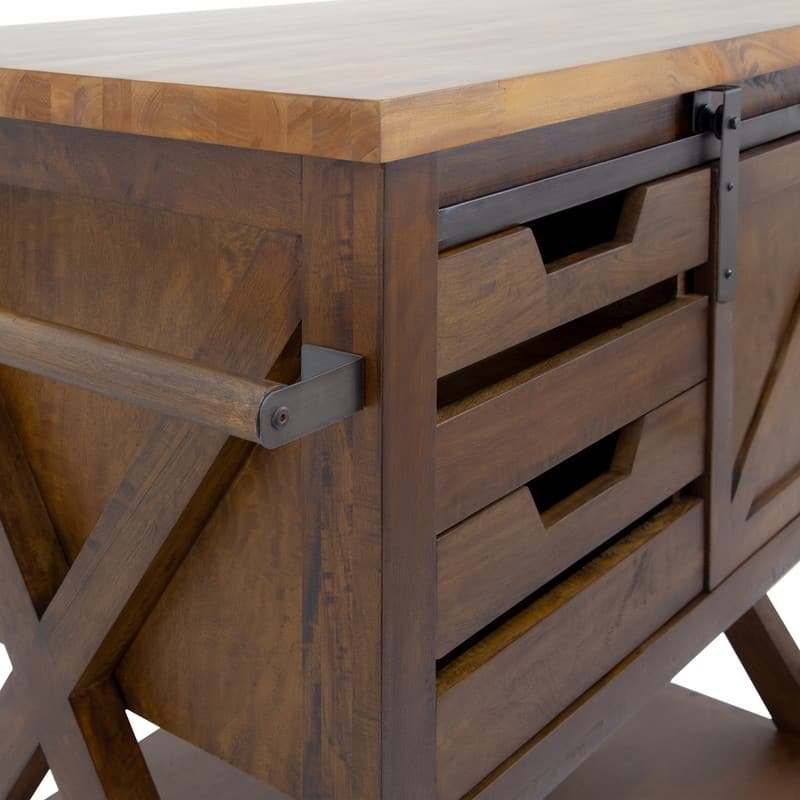 Dempsey Kitchen Island - 43.5W x 26.5D x 42H