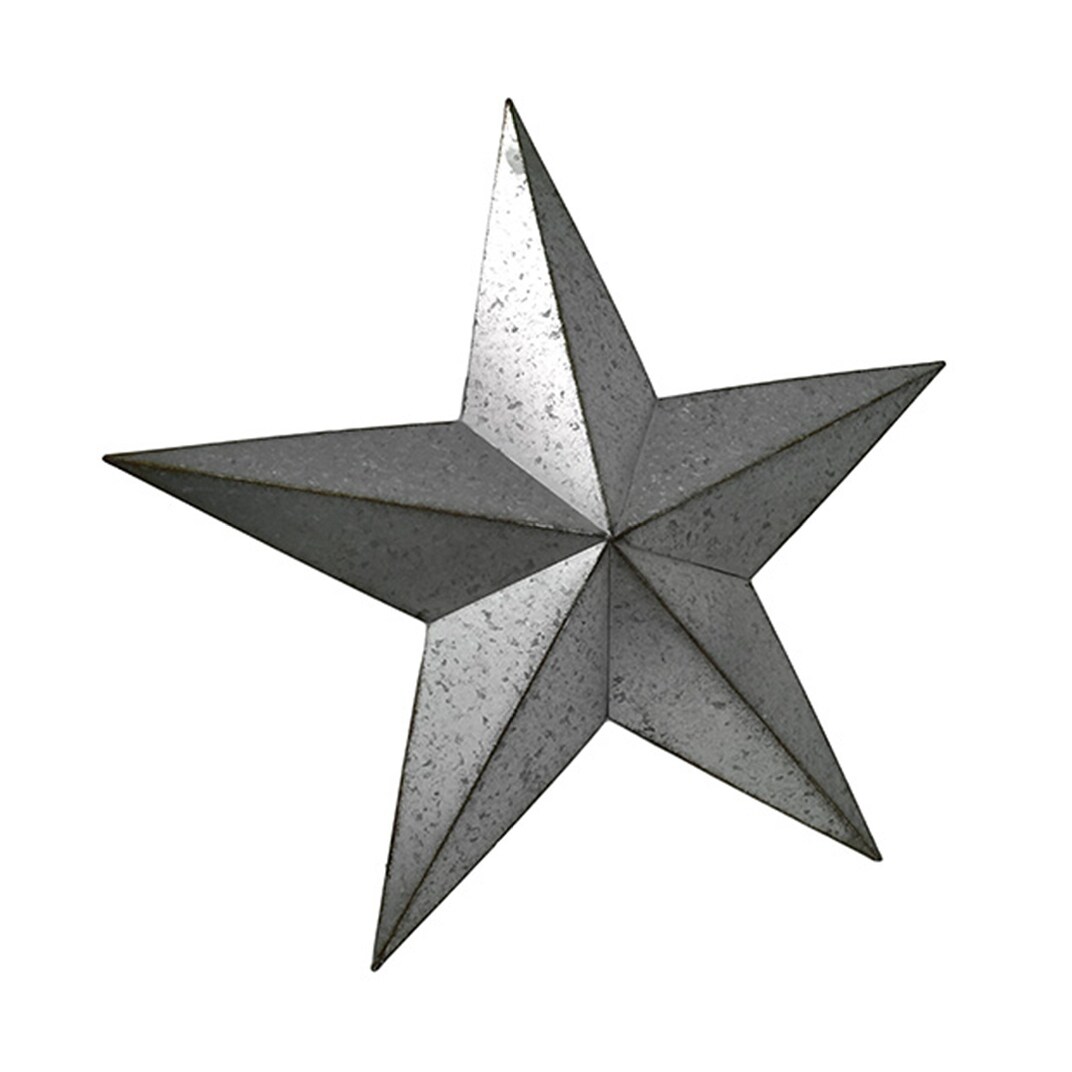 Shop Black Friday Deals On Large Distressed Galvanized Finish Rustic Metal Star Wall Hanging 35 Inch Overstock 20169086