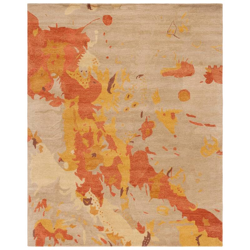 SAFAVIEH Handmade Soho Kaylin Splashes N.Z. Wool Rug