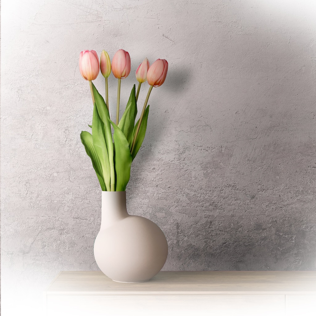 Plastic Soft Touch Tulip Bundlex5 15.25"