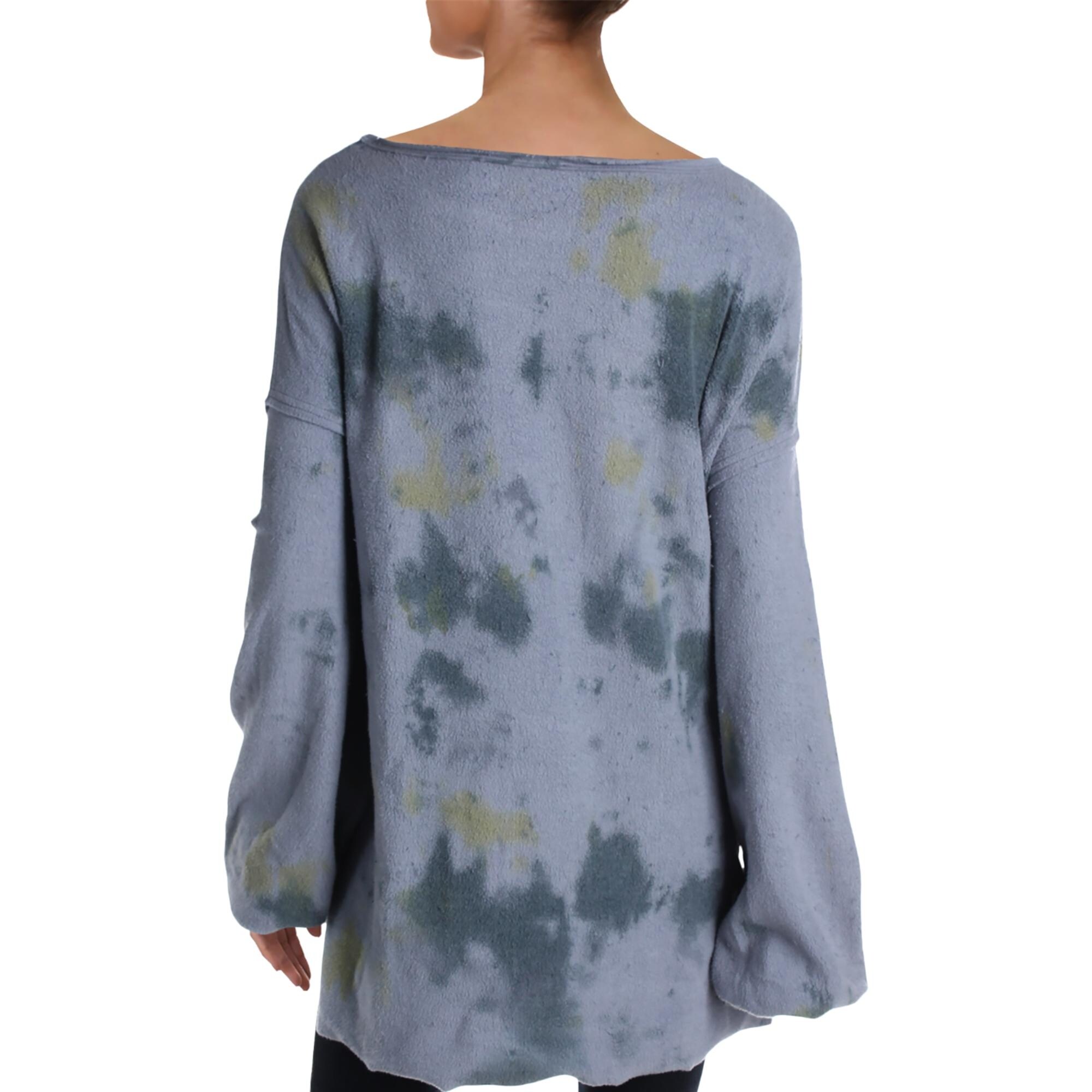 distressed tie dye sweatshirt