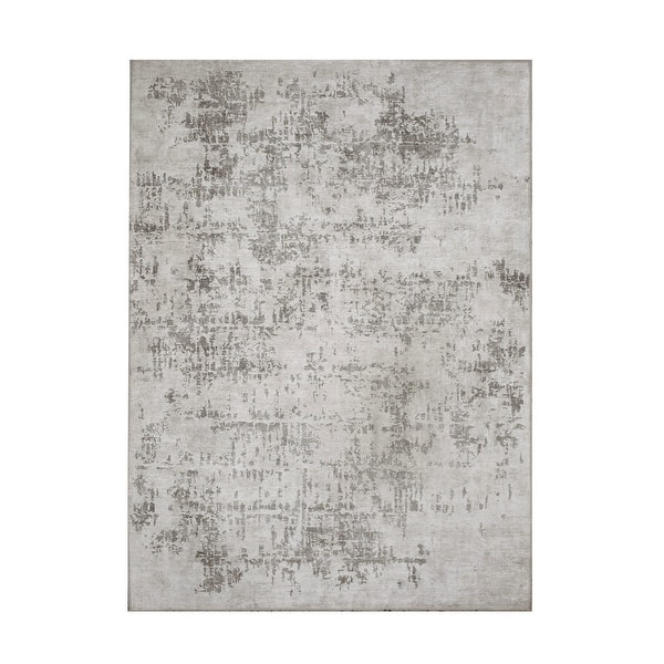 slide 2 of 3, Chloe 7'6" x 10'2" ft Handwoven Indoor Rug, Grey - 7'6" x 10'2" ft