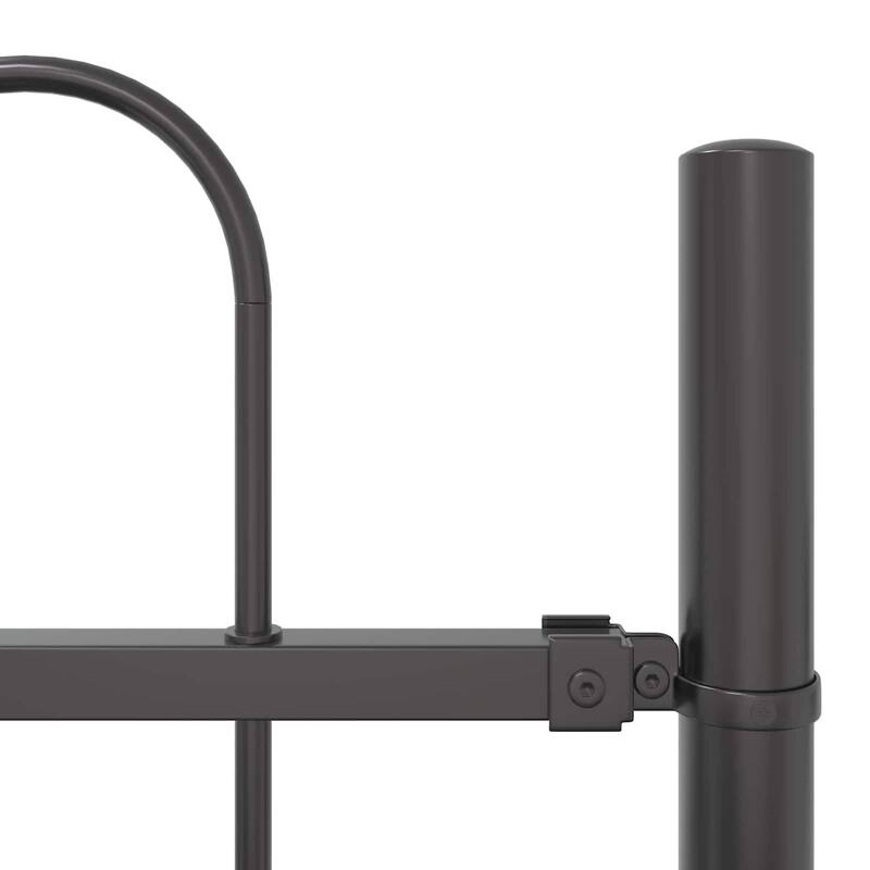 vidaXL Garden Fence Powder-coated steel Gray