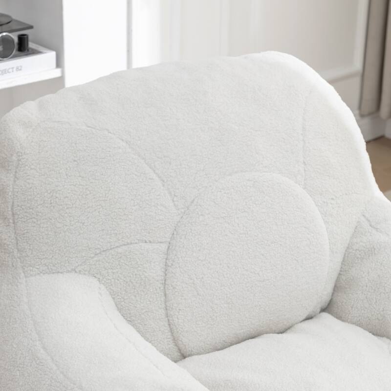 Bean Bag Chair Soft Fluffy Lazy Sofa with Memory Foam