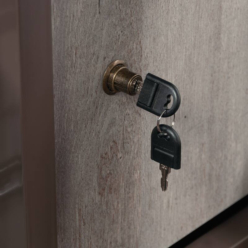 Wood Narrow Bookcase with Thick Shelves, Brown - 16.54" W x 16.54" D x 72.05" H