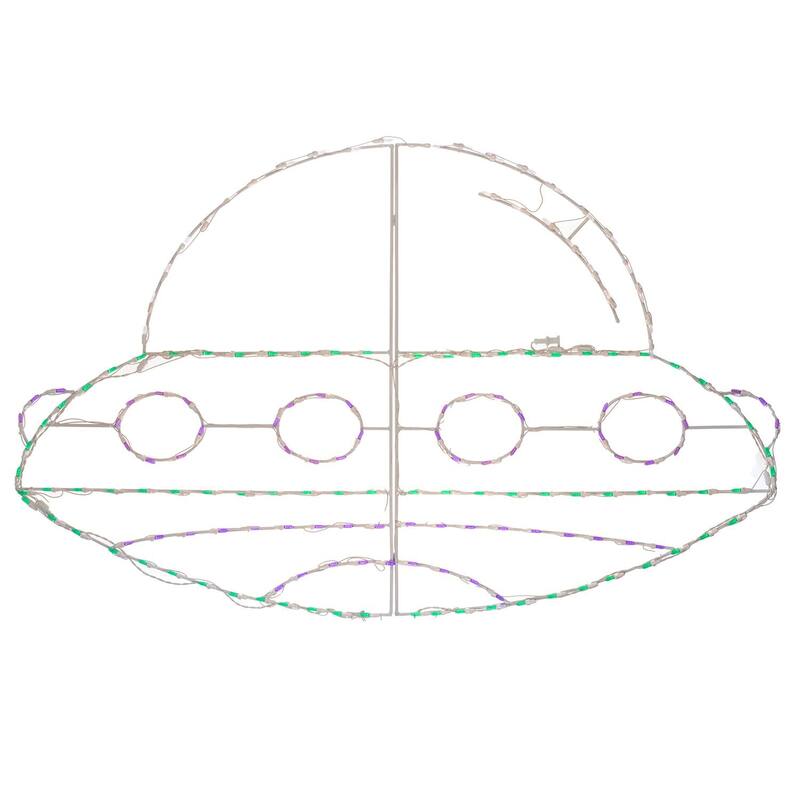 Halloween LED Alien Spaceship 65 in