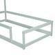 preview thumbnail 66 of 64, Twin Size Wood House-Shaped Headboard Floor Bed with Fences