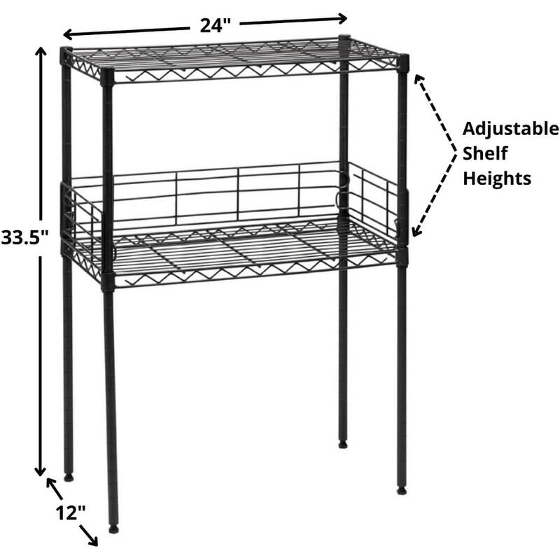 Suprima® Mini Desktop Carbon Steel Bookshelf - Small Version by DormCo
