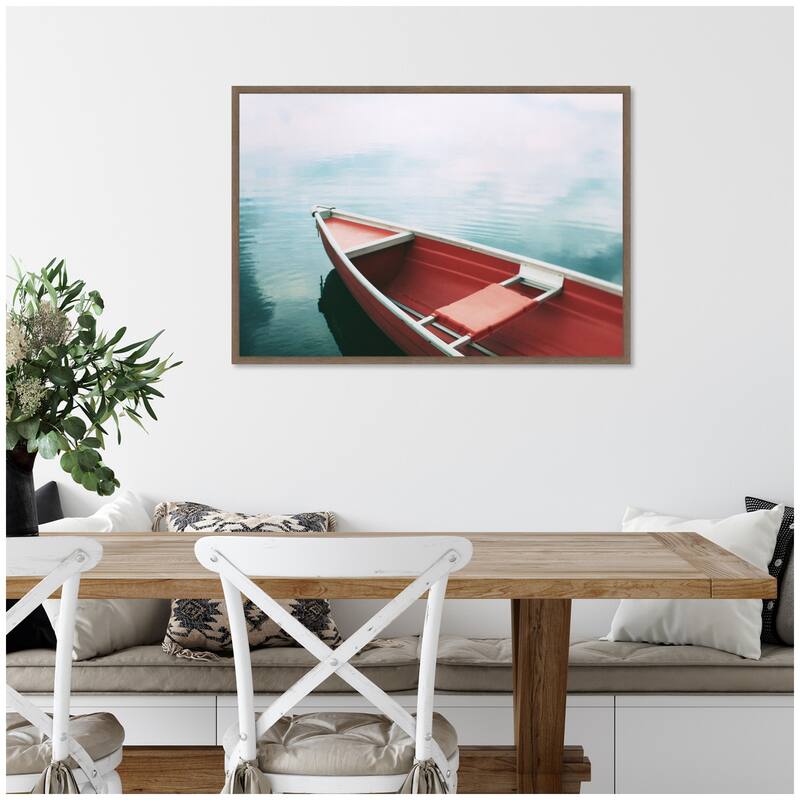 Kate and Laurel Drifting in the Sky by Alicia Bock Framed Canvas Wall Art Print