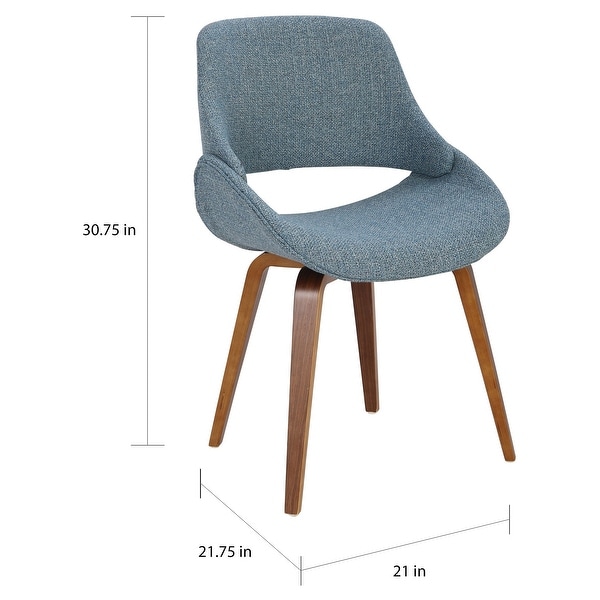 Carson Carrington Svellingen Mid-Century Modern Cross Frame Bent Wood Chair (Set of 2) - N/A