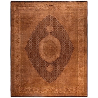 Overdyed One-of-a-Kind Hand-Knotted Area Rug - Beige - 8' 2" x 10' 0"