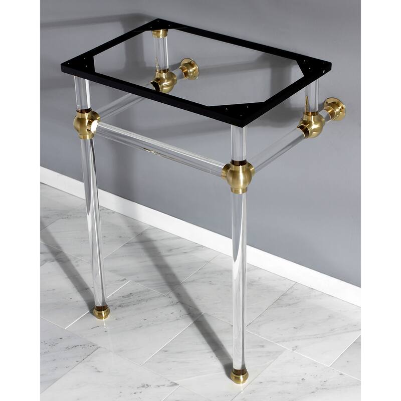 Kingston Brass Templeton Acrylic Console Sink Legs