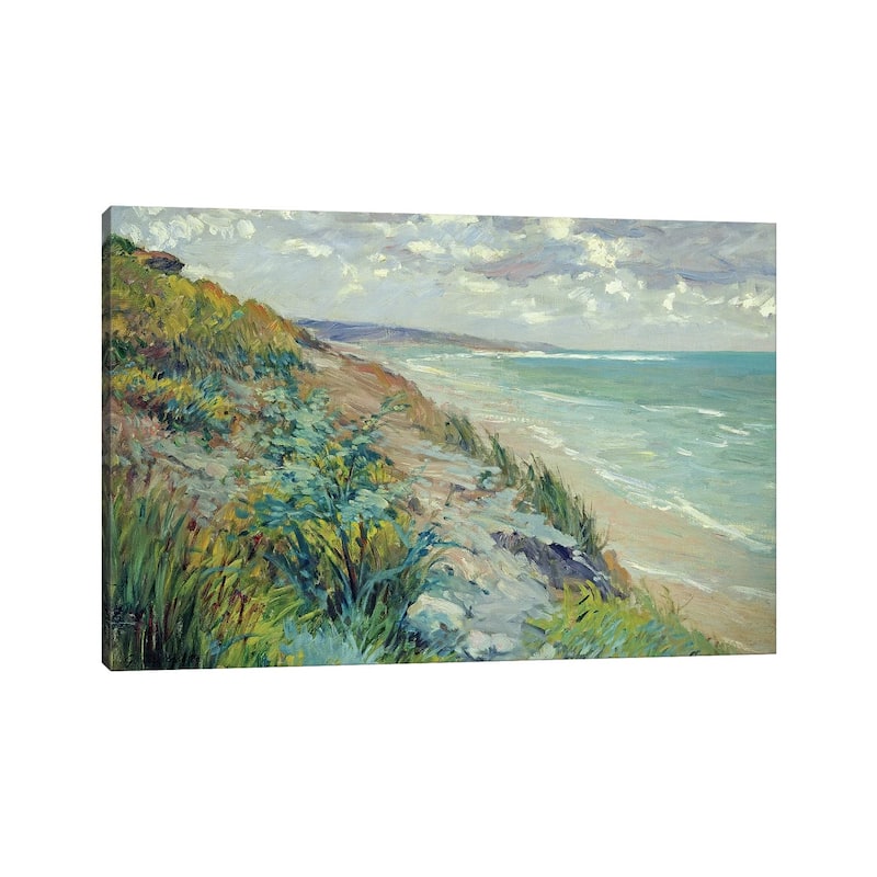 iCanvas "Cliffs by the sea at Trouville " by Gustave Caillebotte Canvas Print