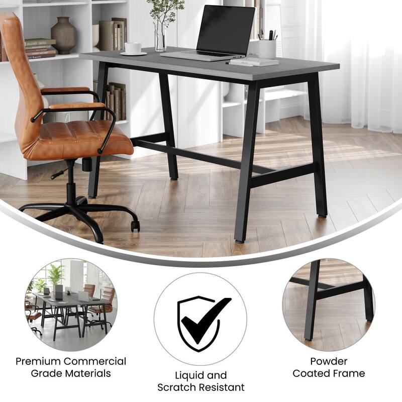 Commercial Conference Table with Laminate Top and A-Frame Base