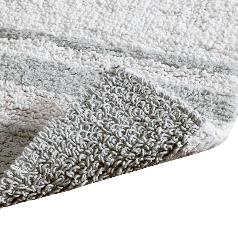 Madison Park Spa Cotton Reversible Bath Rug