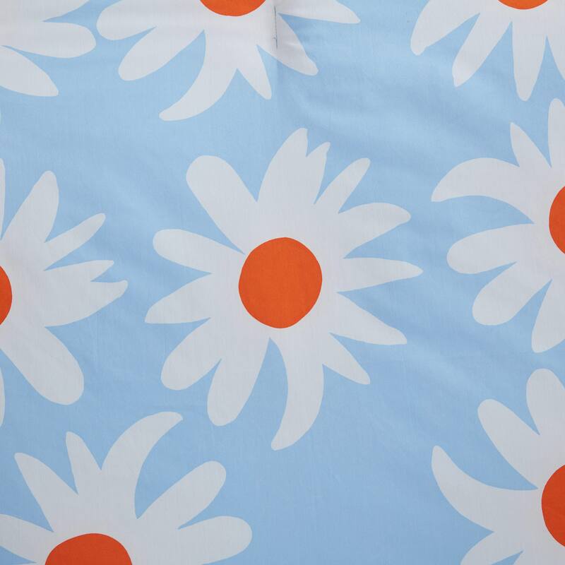 Marimekko Rakastaa Ei Rakasta Cotton Blue Reversible Comforter Set