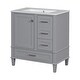 preview thumbnail 49 of 47, 30" Bathroom Vanity, Bathroom Cabinet with Sink Combo Set, Bathroom Storage Cabinet with a Soft Closing Door and 3 Drawers