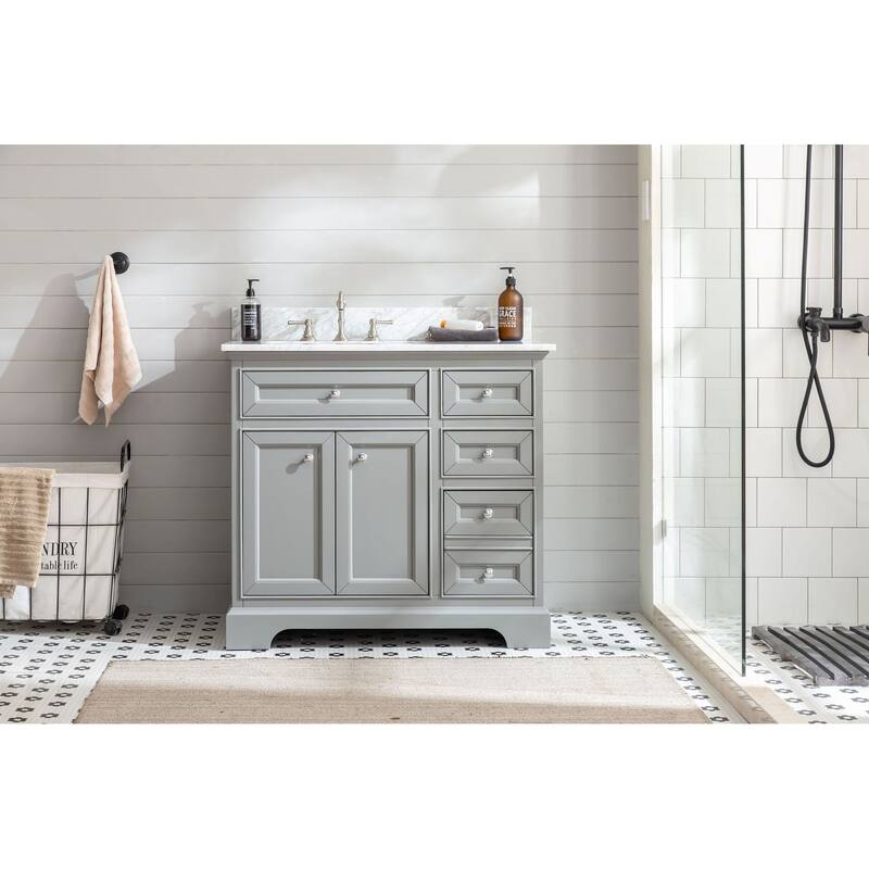 Ari Bath, South Bay 37" Bathroom Vanity - 37 - Grey
