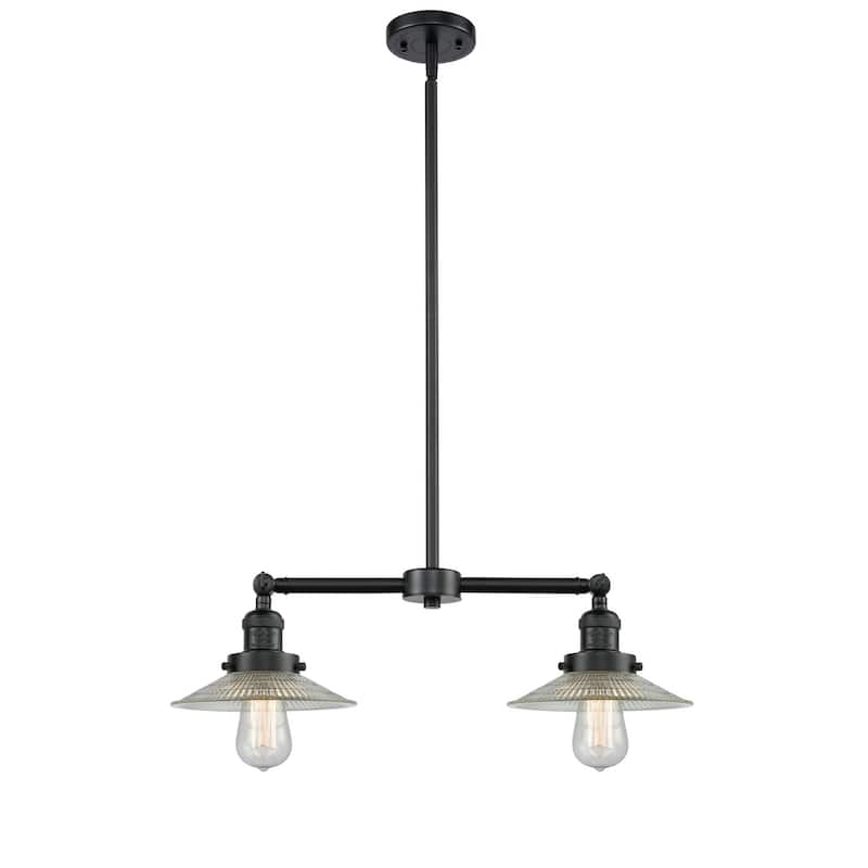 Innovations Lighting Halophane 2 Light 21" Wide Linear Chandelier