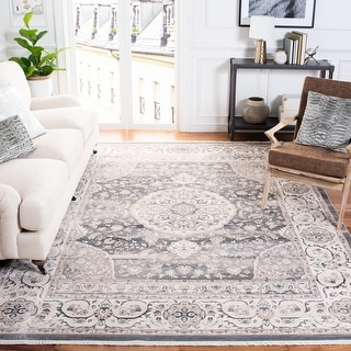 SAFAVIEH Vintage Boho Persian Ljubomila Oriental Polyester Rug with Fringe