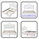 preview thumbnail 8 of 12, Full Size Upholstered Bed Frame with LED Lights