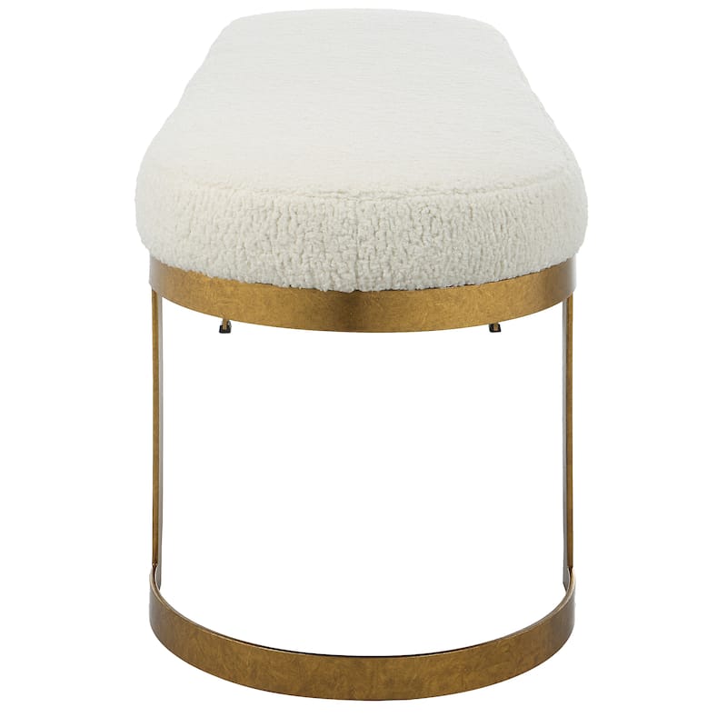 Uttermost Infinity Gold Bench - 60 W X 19 H X 16.25 D (in)