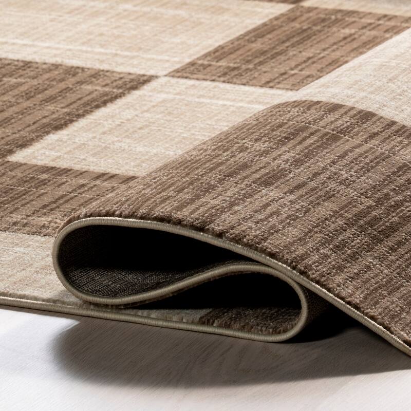 Cedarwood Fringed Area Rug