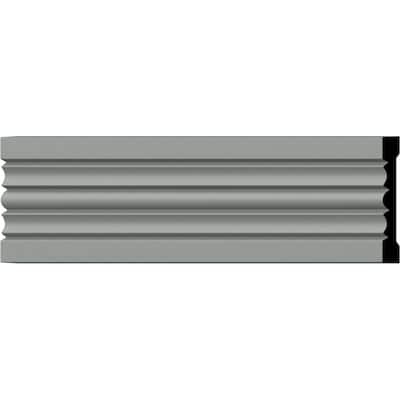 5 1/2"H x 3/4"P x 94 1/2"L Legacy Fluted Panel Moulding