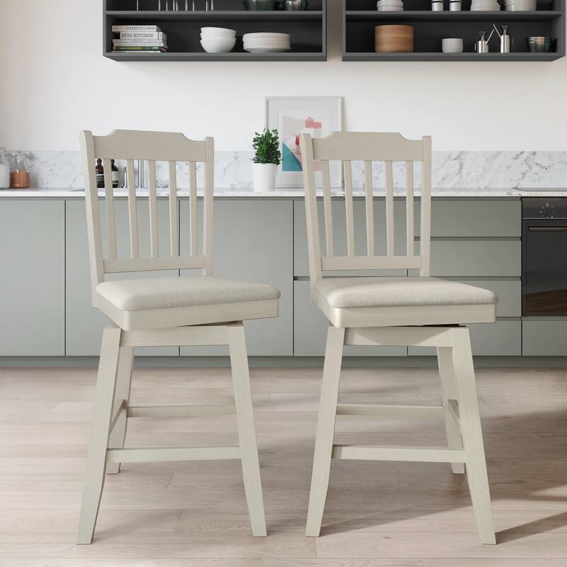 CraftPorch Classic Swivel Counter Chairs