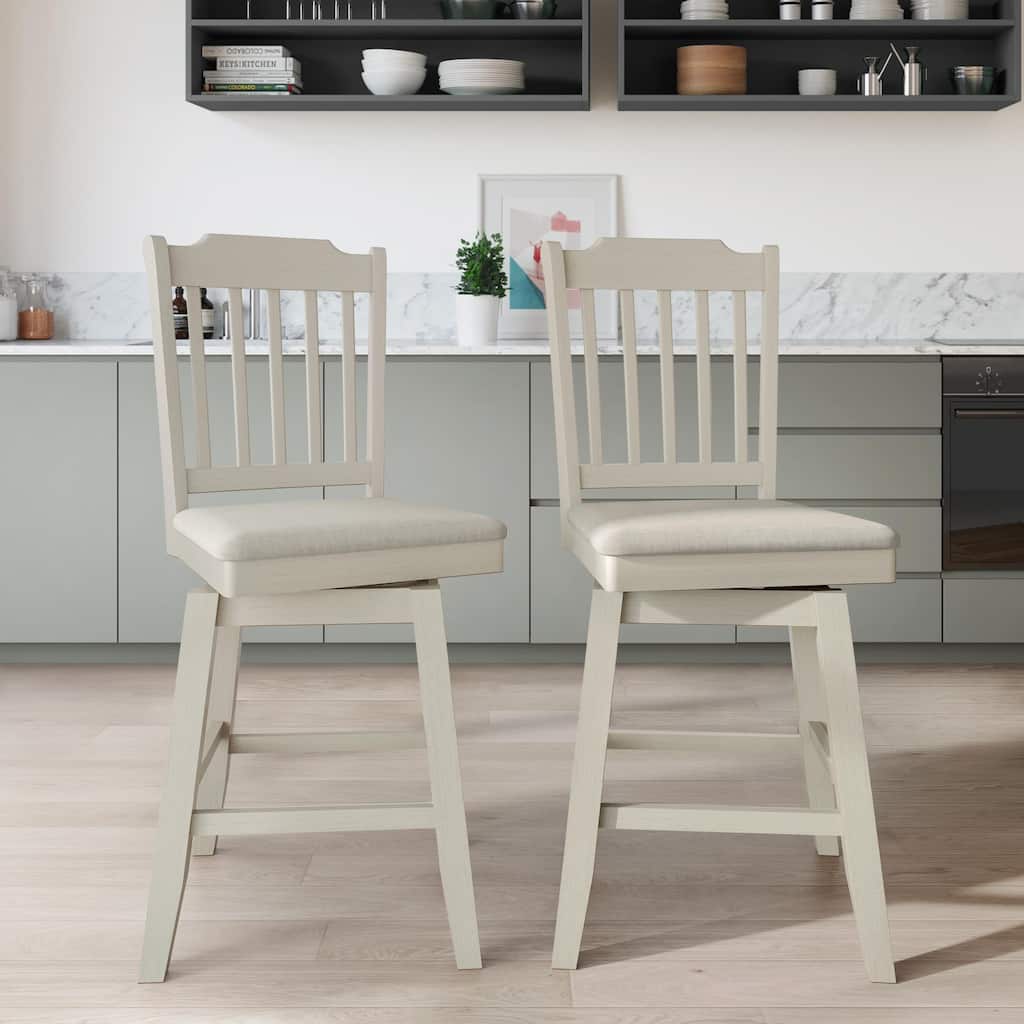 CraftPorch Classic Swivel Counter Chairs