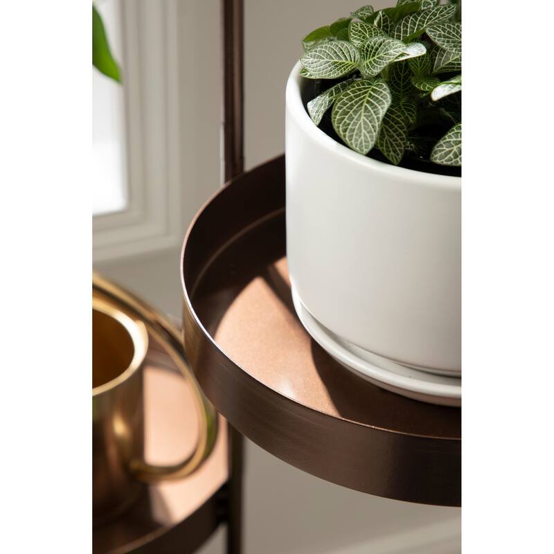 Kate and Laurel Finn Metal Multi Level Plant Stand