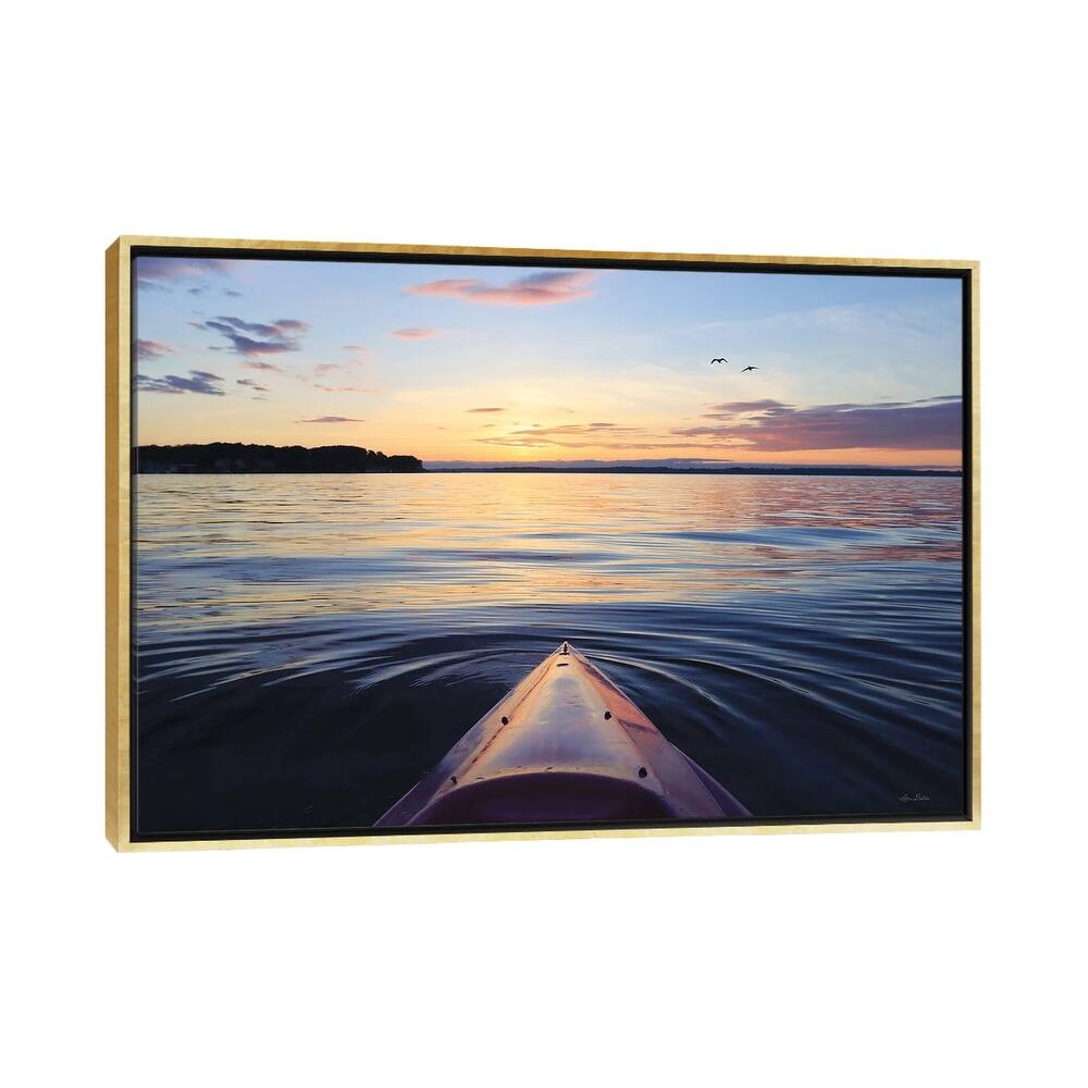 iCanvas "Kayaking On French Bay" by Lori Deiter Framed