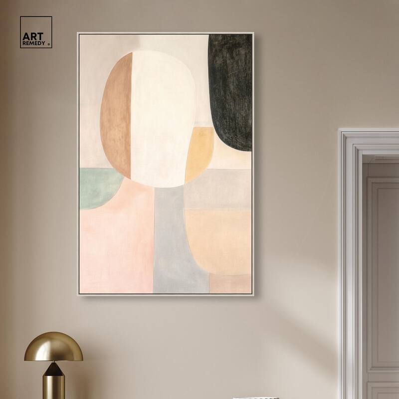 Soft Cubism I Canvas by Art Remedy