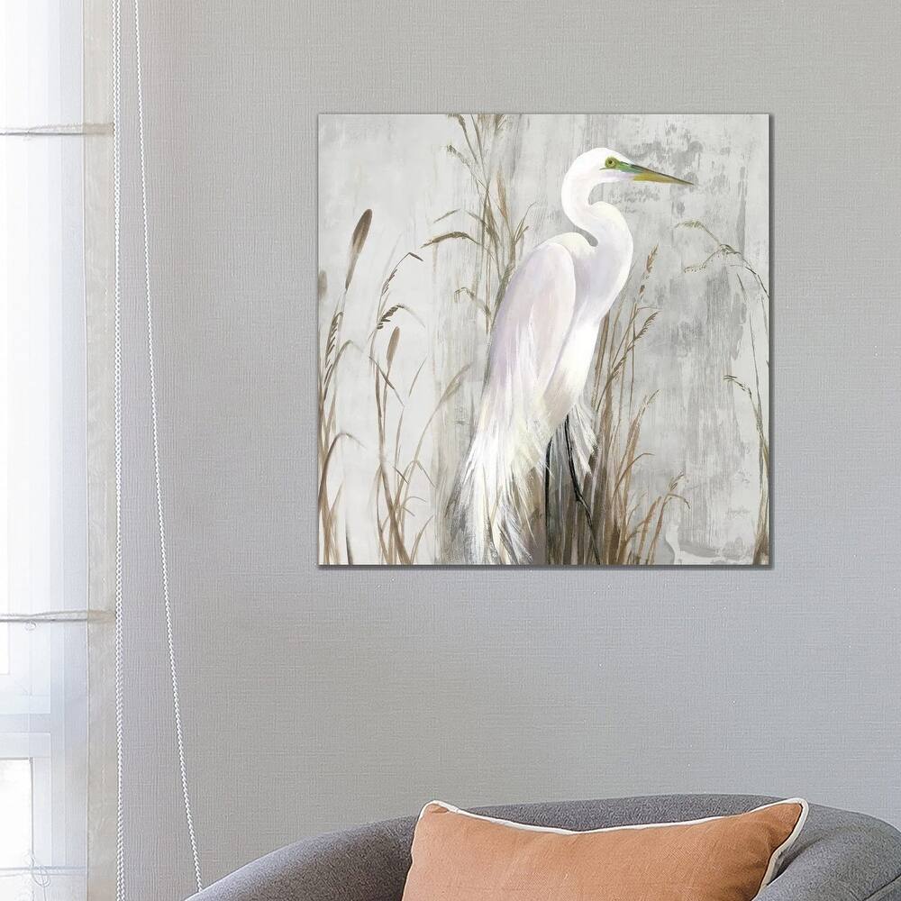 iCanvas "Heron in the Reeds" by Aimee Wilson Canvas Print