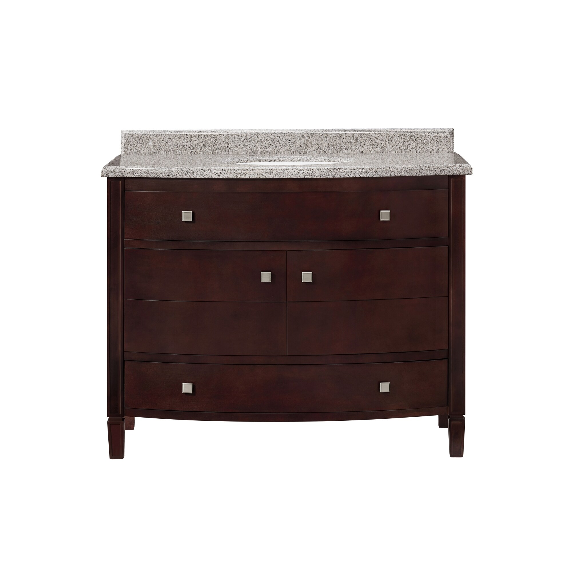 Shop Georgia 42 Inch Single Sink Bathroom Vanity With Granite Top Overstock 8875152