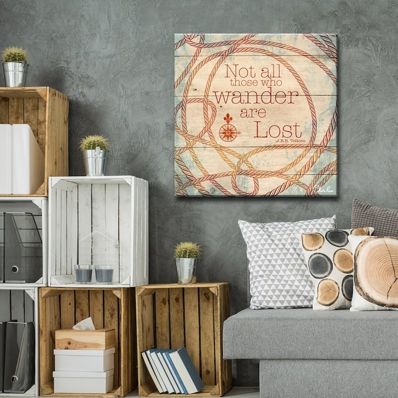 Olivia Rose 'Wander' Inspirational Canvas Art