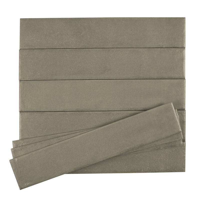 Cadence 3x16 Muted Olive Green Porcelain Subway Wall and Floor Tile (14.21 sq ft/case) - 44 Pack