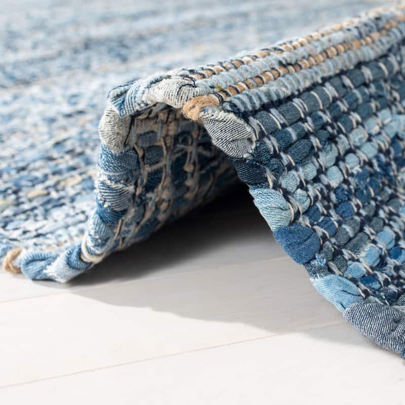 SAFAVIEH Handmade Montauk Heirloom Casual Geometric Cotton Rug