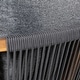 preview thumbnail 5 of 9, Javea Modern Coastal 3-Piece Acacia Wood Outdoor Bar Set with Cushions, by JONATHAN Y