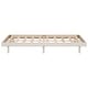 preview thumbnail 9 of 7, Floating Platform Bed Frame/ No Box Spring Needed, White Washed