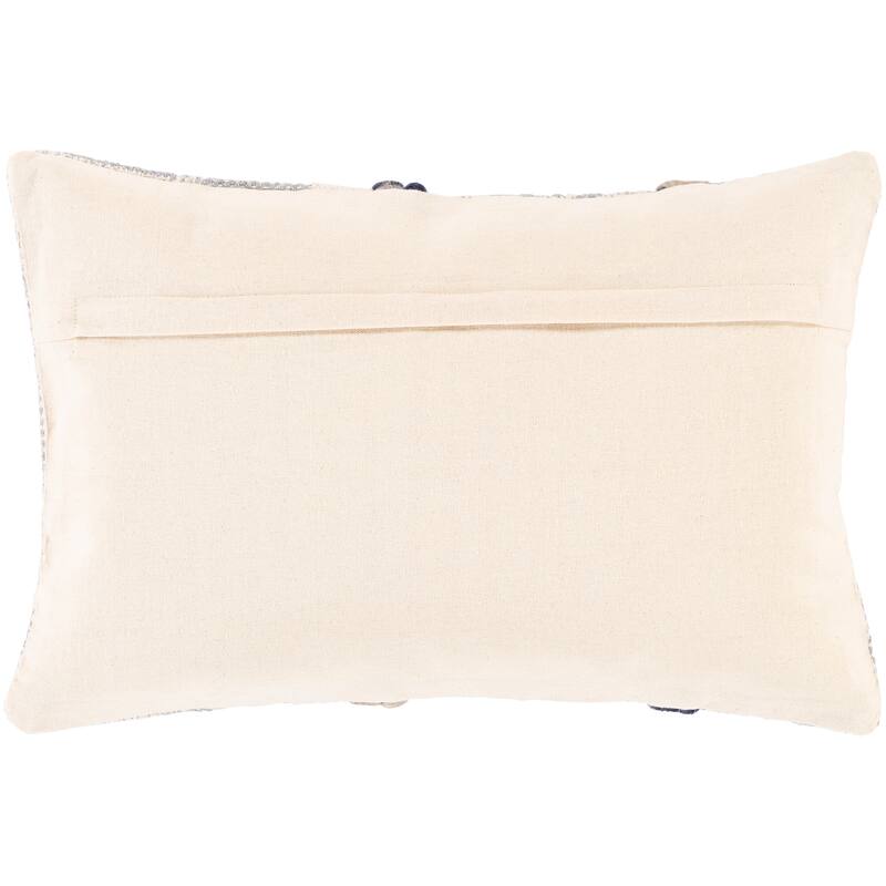 The Curated Nomad Azalea 13x20-inch Handwoven Boho Lumbar Throw Pillow